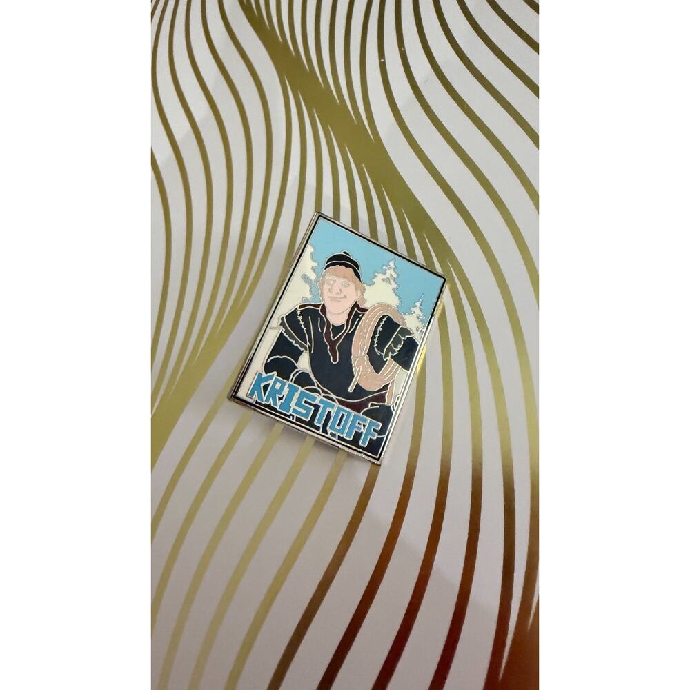 Disney Parks 2014 Frozen Kristoff "Splendid" Large Enamel Pin